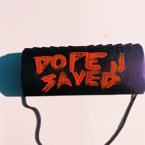 Dope N Saved Vintage custom Faith clutch